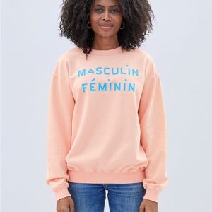 Clare V masculin feminin sweatshirt